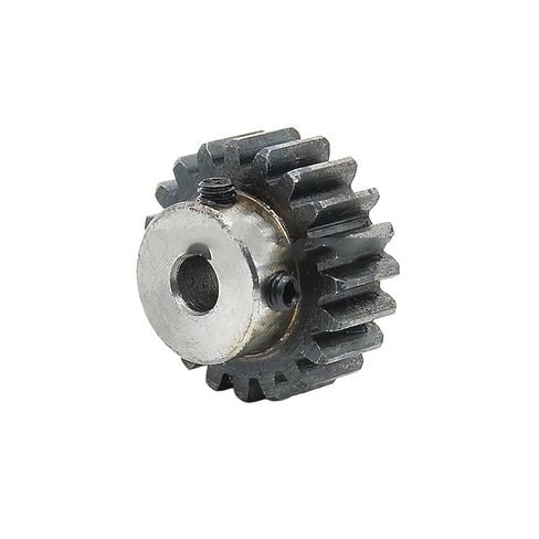 Steel Heavy Duty Motor Pinion Gear 1.5Mod Transmission Spur Gear with Step 12-35Teeth Bore 6.35mm Carbon Steel(18 Teeth) in Saudi Arabia