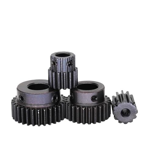 Steel Heavy Duty Motor Pinion Gear 17T/18Teeth 1M Small Gear 1 Mod Spur Motor Mini Pinion 45# Steel Bore Size 4-16 Mm Transmission Accessories Part(8mm-17 Teeth) in Saudi Arabia