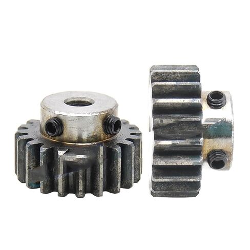 Steel Heavy Duty Motor Pinion Gear 1.5Mod Bore 8mm Transmission Spur Gear with Step 12-35Teeth Carbon Steel(30 Teeth) in Saudi Arabia