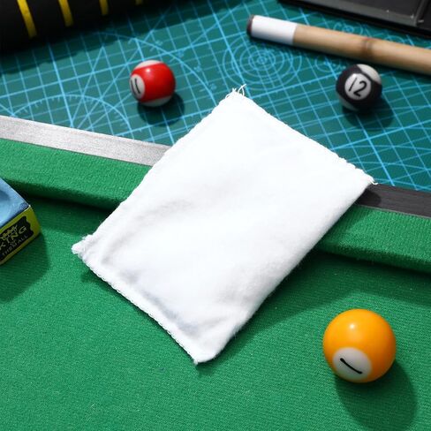 BESPORTBLE Billiards Talc Powder Bag for Pool Accessories Portable Dry Hand Chalk Pouch White Talcum Powder for Improved Cue Grip and Precise Shots 3.74X2.75X0.39In in Saudi Arabia