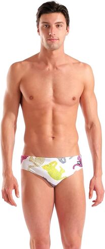 ARENA Mens Performance Men's in The Wild Swim Brief Sports Swimwear Bathing Suit in Saudi Arabia