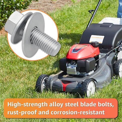 مجموعة مسامير الشفرة متوافقة مع شفرة هوندا الدوارة HRX217 HRC215 HRC216 HRM215 HRS216 HRN216 HRR216 مع مسمار سداسي 90105-VA3-J01 (10X25 مم) وغسالة 90502-VG3-000 (10 مم) قطعتان in Kuwait