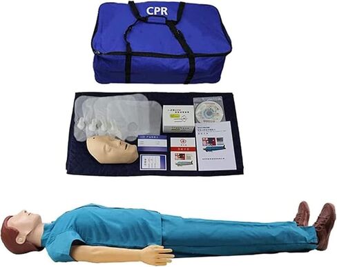 Adult Full Body CPR Training Manikin, Chest Compressions Training Model, First Aid Resuscitation Dummy, for Patient Education and Teaching - PVC Patient Care Manikin in Saudi Arabia