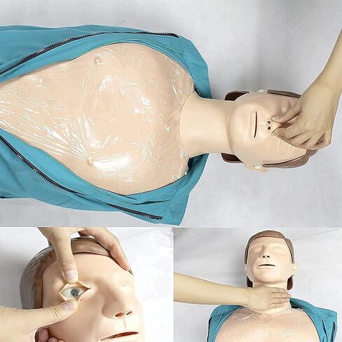 Adult Full Body CPR Training Manikin, Chest Compressions Training Model, First Aid Resuscitation Dummy, for Patient Education and Teaching - PVC Patient Care Manikin in Saudi Arabia