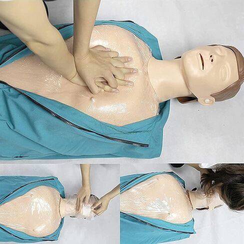 Adult Full Body CPR Training Manikin, Chest Compressions Training Model, First Aid Resuscitation Dummy, for Patient Education and Teaching - PVC Patient Care Manikin in Saudi Arabia