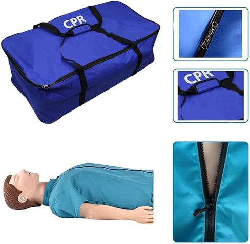 Adult Full Body CPR Training Manikin, Chest Compressions Training Model, First Aid Resuscitation Dummy, for Patient Education and Teaching - PVC Patient Care Manikin in Saudi Arabia