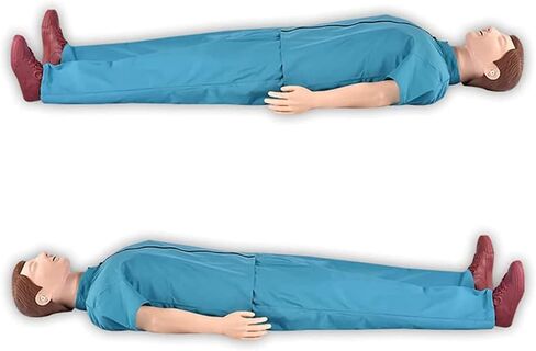 Adult Full Body CPR Training Manikin, Chest Compressions Training Model, First Aid Resuscitation Dummy, for Patient Education and Teaching - PVC Patient Care Manikin in Saudi Arabia