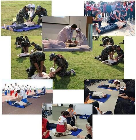 54inches Adult Full Body CPR Training Manikin, Cardiopulmonary Resuscitation Simulator First Aid Training Medical Model, for Patient Education and Teaching, Medium Skin Tone in Saudi Arabia