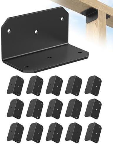 2" x 4" Galvanized MLK, 90 Degree Angle Iron Black-16PCS in Saudi Arabia