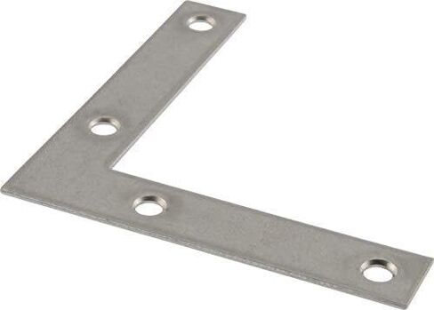851100 Flat Corner Iron Galvanized 4" x 3/4" - 4 Pack in Saudi Arabia