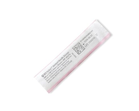 BD Nokor Vented Needle, 18 G x 1 in. Thin Wall, #305214 (100 Count) in Saudi Arabia