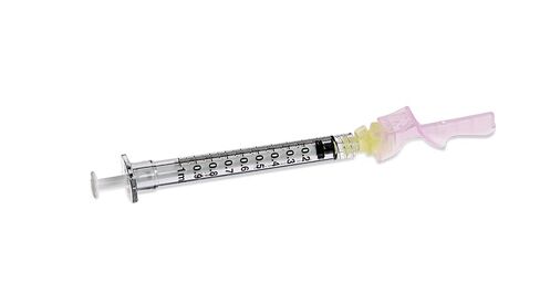 BD Eclipse Needle, 30 G x 1/2 in. with Detachable 1 mL BD Luer-Lok Syringe, #305778, (50 Count) in Saudi Arabia