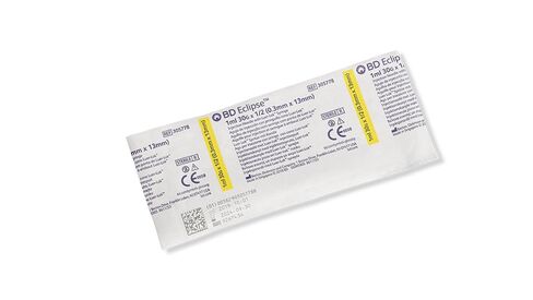 BD Eclipse Needle, 30 G x 1/2 in. with Detachable 1 mL BD Luer-Lok Syringe, #305778, (50 Count) in Saudi Arabia