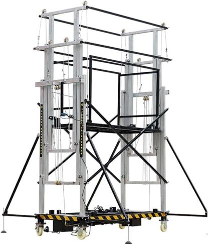 Electric Lifting Heavy Duty Lift Cart Electric Scaffolding Lift Mobile Folding Lifting Platform(4M) in Saudi Arabia