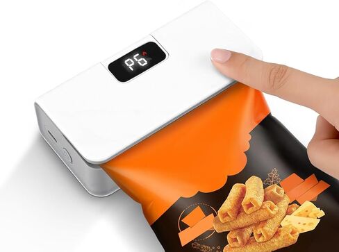 Rechargeable Mini Bag Sealer,6 Adjustable Levels Portable Heat Sealer With Cutter & Magnetic For Food Storage,Sealing Machine For Chip Plastic & Mylar Bags,Kitchen Gadgets for Food Resealer& Freshness in Saudi Arabia