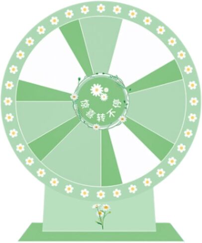 Tabletop Prize Turntable Fortune Wheel Portable Roulette Wheel Rotating Prize Wheel for Teaching Activity Supermarkets Party- Style C in Saudi Arabia