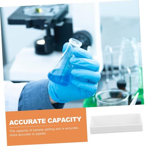 Luxshiny 20pcs Suction Tank Sample Adding Slots Pipette Slots Smooth Supplies Easy to Use in Saudi Arabia