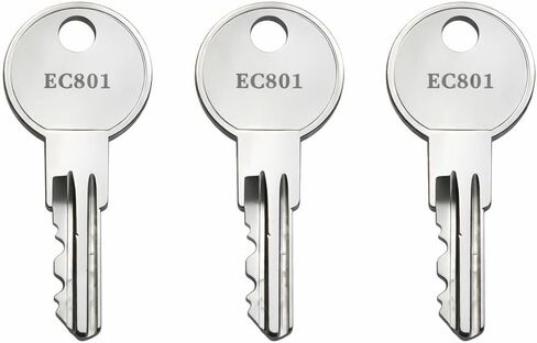 3 عبوات من مفاتيح EC807 متوافقة مع صناديق أدوات شاحنة Delta Dee Zee وأقفال صندوق أدوات إمداد الجرارات، مقطوعة مسبقًا إلى رمز EC801-EC820 in Kuwait