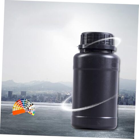 6PCS Round Plastic Light-Blocking Engineering Bottles Lids Sturdy Storage Containers for Chemicals Liquids and Samples in Saudi Arabia
