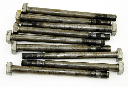 (8) Square Head 5/8-11 x 8 Bolts Unplated A307 15/16 Sq in Saudi Arabia