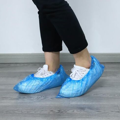 50pcs Pack Disposable Shoe Covers – Cleaning & Sanitation Supplies for Travel, Hotels, and Daily Use - BLUE in Saudi Arabia