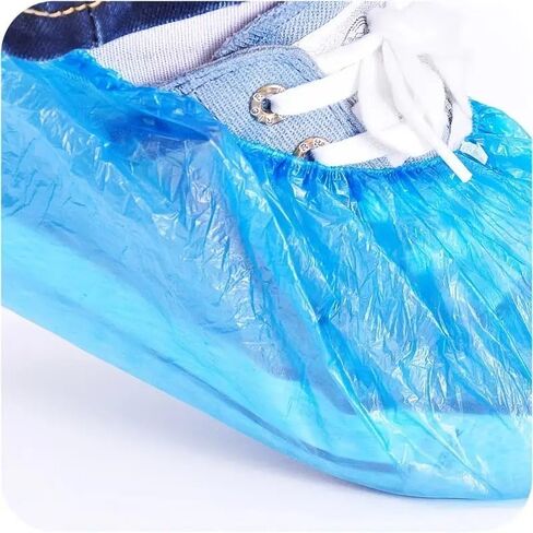 50pcs Pack Disposable Shoe Covers – Cleaning & Sanitation Supplies for Travel, Hotels, and Daily Use - BLUE in Saudi Arabia
