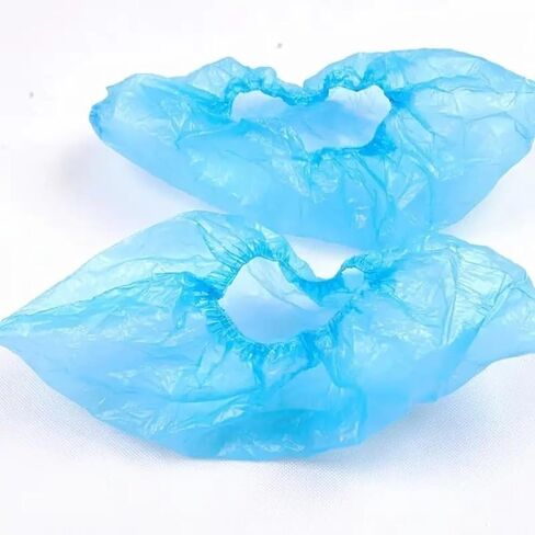 1 Pack of 50 Disposable Shoe Covers – Cleaning & Sanitation Supplies for Travel, Hotels, and Daily Use - PINK in Saudi Arabia