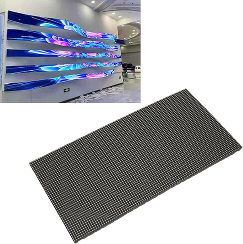 Acogedor LED Panel, 96x48 5V 4A RGB Full Color LED Panel Display, Brightness Adjustable 2.5mm Pitch Bendable Display for Raspberry Pi Pico in Saudi Arabia
