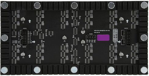 Acogedor LED Panel, 96x48 5V 4A RGB Full Color LED Panel Display, Brightness Adjustable 2.5mm Pitch Bendable Display for Raspberry Pi Pico in Saudi Arabia
