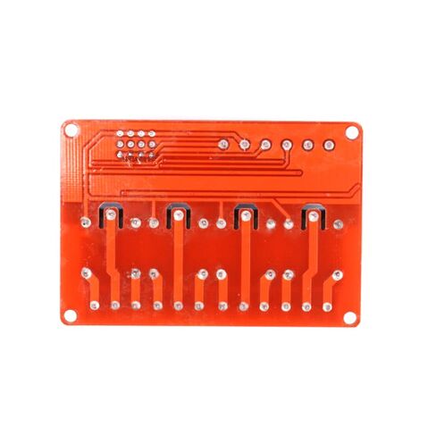قطعتان من وحدة ترحيل 4 قنوات مع عزل Optocoupler، جهد عريض 4.5–36 فولت، -40 درجة مئوية إلى +85 درجة مئوية، تحميل 10 أمبير، مشغل عالي/منخفض المستوى، متوافق مع وحدة التحكم الدقيقة in Saudi Arabia