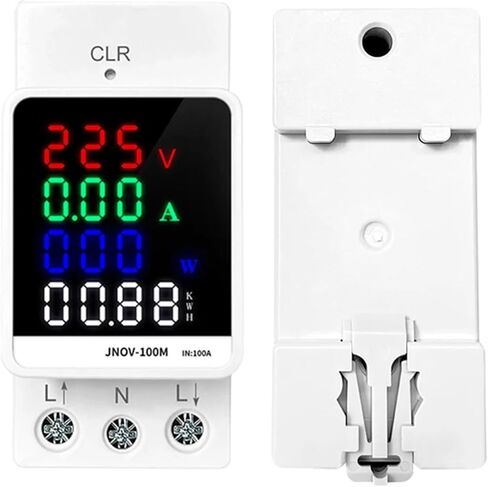 100A 70-270V Din Rail Adjustable Over Voltage and Under Voltage Protective Device Protector Relay Over Current Protection Limit in Saudi Arabia