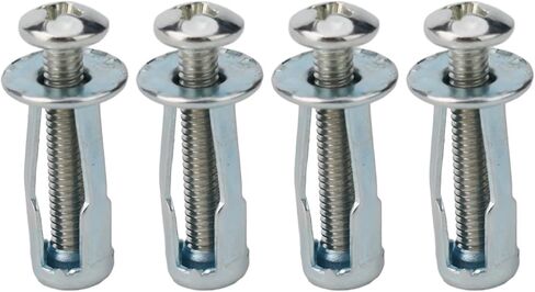 Expansion Screw Pack with Flared Nuts,Carbon Steel Expansion Screws,Expansion Screw,for Plastics, Plywood, Hollow Walls, Iron Sheets(20pcs m4*25) in Saudi Arabia
