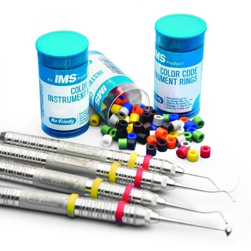 حلقات أداة رمز اللون من Hu-Friedy IMS-1283L، كبيرة، برتقالية (عبوة من 50 قطعة) in Saudi Arabia