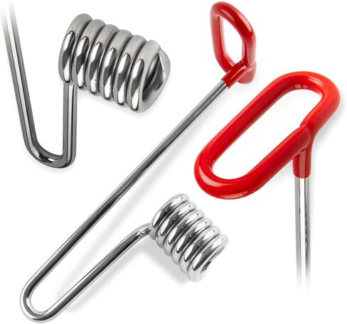Jeffers Equine Dental Speculum with Red Handle, 11" L - Stainless Steel Horse Mouth Speculum, Coil Style Dental Tool for Horses, Equine Dentistry Instrument for Oral Exams and Teeth Floating in Saudi Arabia