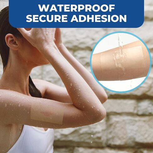 Hydrocolloid Roll for Wound Care, 2in x 12ft, Medical Grade Hydrocolloid Bandages, Pimple Patch Roll, Colloidal Dressing Tape for Acne, Blister, Burn, Scrapes, Cut to Size, Waterproof, Large in Kuwait
