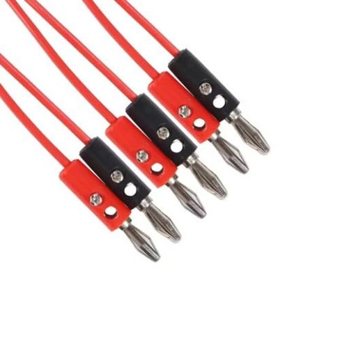 Multimeter Test Lead Set – 5 pcs of 3FT Banana-to-Alligator Cables, 4mm Plug Diameter, 15A Current Handling, 1000V Isolation Voltage in Saudi Arabia