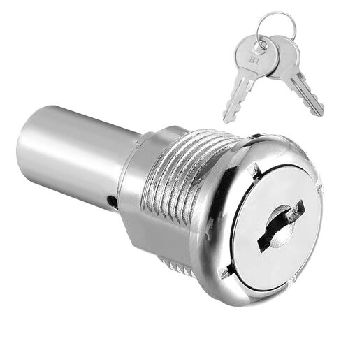 KESYOO Gumball Machine Lock and Key Set, 1/4-20 Thread Tubular Cylinder for Candy Vending Dispensers, Metal Top Cover Replacement Parts in Saudi Arabia