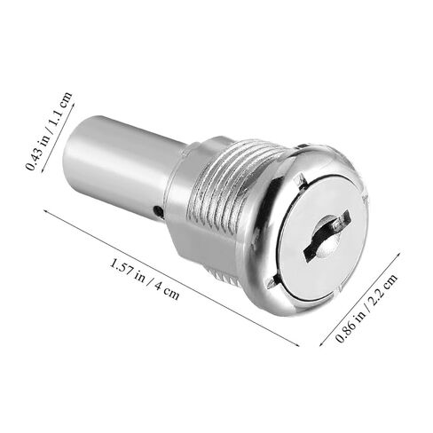 KESYOO Gumball Machine Lock and Key Set, 1/4-20 Thread Tubular Cylinder for Candy Vending Dispensers, Metal Top Cover Replacement Parts in Saudi Arabia