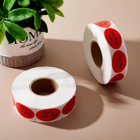 Zhanmai 2000 Pcs Not for Sale Labels Not for Resale Stickers 1.5x1 Inch Oval Retail Packaging Self-Adhesive 2 Rolls with 1000 Labels/Roll in Saudi Arabia