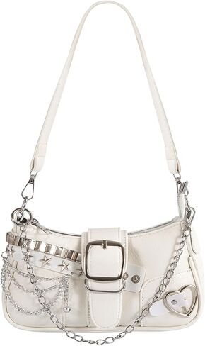 Cute Y2K Purse for Women - Vintage Star Pattern Shoulder Bag, Punk Style Y2K Handbag, Retro Crossbody Bag for Women in Saudi Arabia
