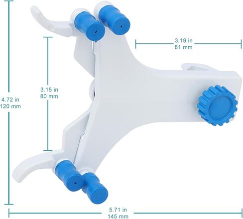 stonylab Aluminum Alloy Burette Clamp, Single Adjustable Butterfly Style Spring-Loaded Buret Clamp, Laboratory Tool for Titration in Saudi Arabia