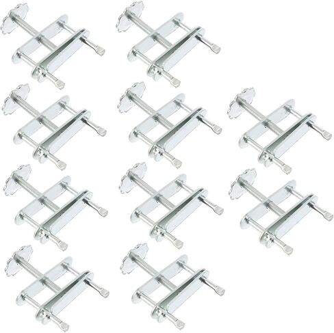 10pcs Adjustable Screw Water Stopper Clamp for Laboratory Tubing Control Clip Bracket Feet Prevents Leaks for School and Teaching Use in Saudi Arabia