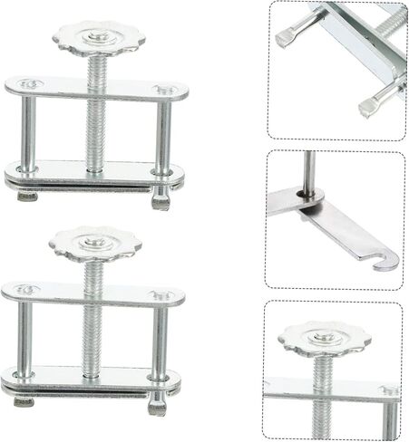 10pcs Adjustable Screw Water Stopper Clamp for Laboratory Tubing Control Clip Bracket Feet Prevents Leaks for School and Teaching Use in Saudi Arabia