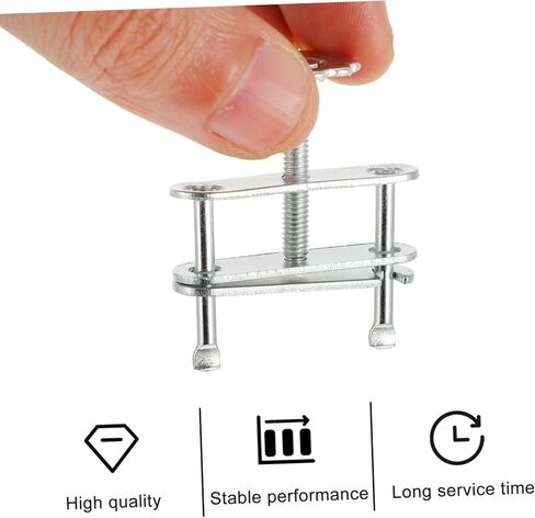 10pcs Adjustable Screw Water Stopper Clamp for Laboratory Tubing Control Clip Bracket Feet Prevents Leaks for School and Teaching Use in Saudi Arabia