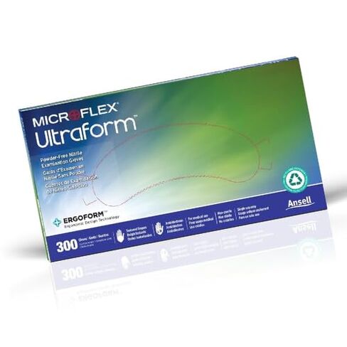 قفازات Microflex UF-524-M/L Ultraform Cobalt Blue Nitrile متوسطة/كبيرة 300/صندوق in Kuwait