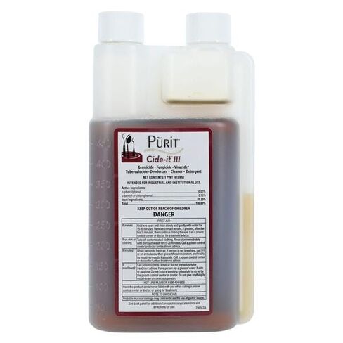 محلول التنظيف بالموجات فوق الصوتية PI016A Purit Cide-it III، 16 أونصة in Saudi Arabia