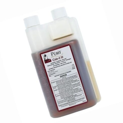 محلول التنظيف بالموجات فوق الصوتية PI016A Purit Cide-it III، 16 أونصة in Saudi Arabia