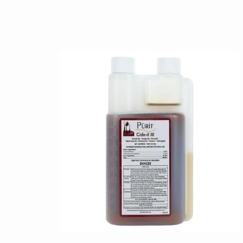 محلول التنظيف بالموجات فوق الصوتية PI016A Purit Cide-it III، 16 أونصة in Saudi Arabia
