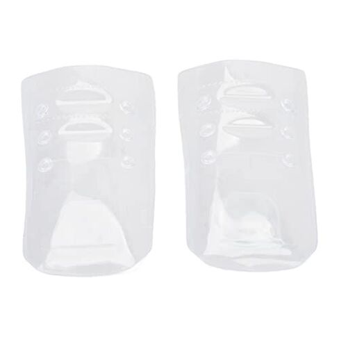 Barber Shoes Cover High Transparent Hair Stylist Shoes Cover Odorless Haircut Shoes Cover Lace Guard in Kuwait