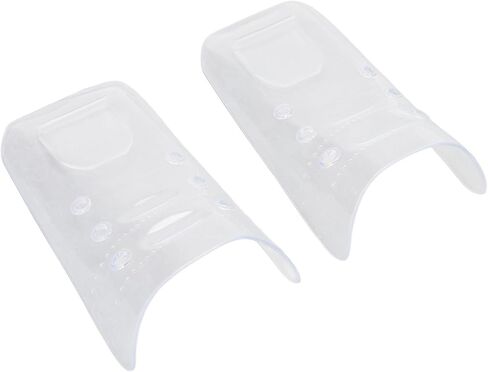 1 Pair Barber Shoe Covers Protector Clear Reusable Barber Shoes Cover High Transparent Hair Stylist Protective Case for Men Women Barbershop Hair Cutting Coloring Hairdressin in Saudi Arabia
